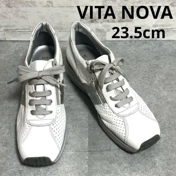 VITA NOVA 23.5cm 사이드 지퍼 비타노바 경량 화이트
