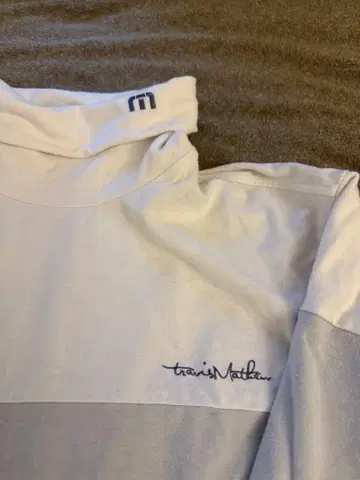 travisMathew 터틀넥 셔츠 화이트/그레이
