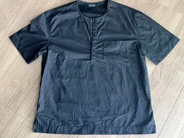 A.P.C. 블랙 반팔 셔츠 S 사이즈 (1회 착용만)