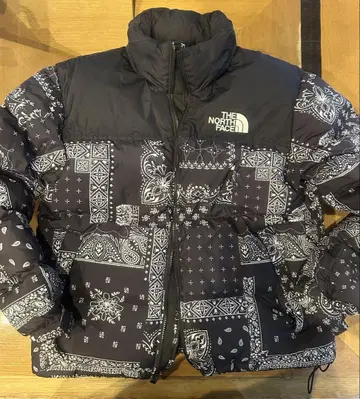 THE NORTH FACE 눕시 페이즐리 무늬 다운 자켓 L