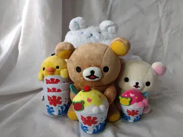 리락쿠마 봉제 인형 스토어 한정판 빙수 봉제 인형