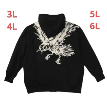 DAKU CROW 자수 풀 집업 후드티 ts2