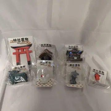 세리아 도리이 신사 입상 본전 종각 용의 수조 오이나리 등롱