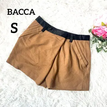 새상품급 바카 BACCA 숏팬츠 펠트조 브라운 S 5796