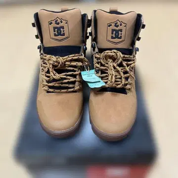 DC 브라운 하이컷 스니커즈 27.5cm