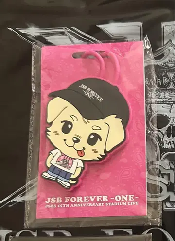 3대째 JSOUL BROTHERS 러버 태그 JSB3 GUN짱