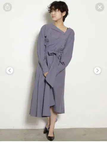 LAGUNAMOON 비대칭 원피스 블루