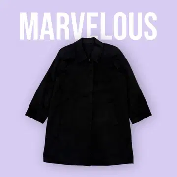 Marvelous 블랙 체스터 코트 택 포함 사이즈 9 S-771