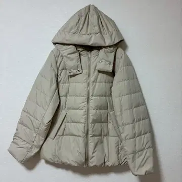 맥레거 다운 자켓 후드 부착 아이보리 M