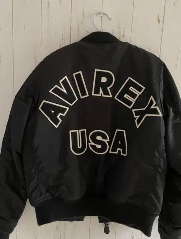 AVIREX MA-1 자켓 블랙