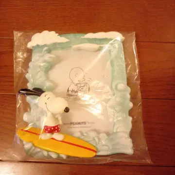 스누피 서핑 사진 프레임 2014년제