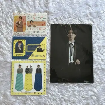 SixTONES 교모토 타이카 클리어 파일 카드 세트