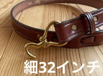 새상품 TORY leather 32인치 후크 버클 벨트 폭 1인치