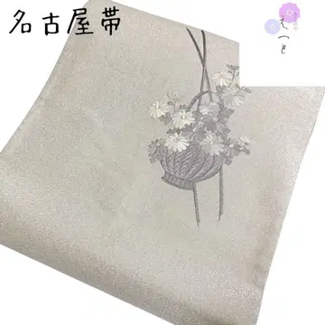 나고야 오비 캐주얼 평소 꽃 자수