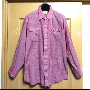 USA제 빈티지 H BAR C 웨스턴 셔츠