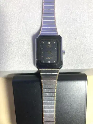 작동 미확인 RADO diastar 시계 블랙 다이얼 여성용