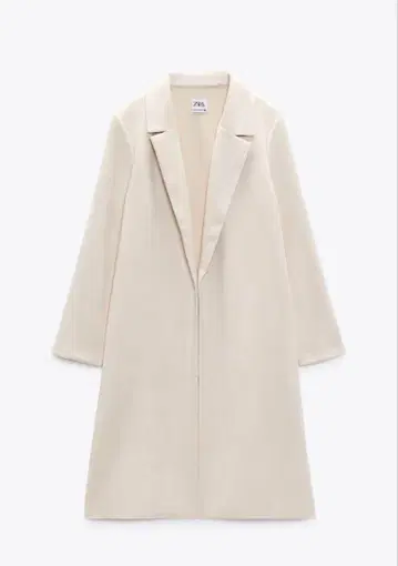 ZARA 페이크 스웨이드 코트 S(7~9호) 사이즈 에크루