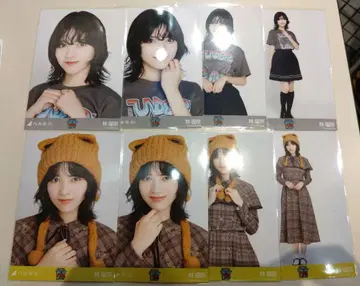노기자카46 하야시 루나 언더 라이브 티셔츠 올 브라운 코디