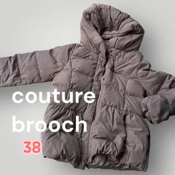 couture brooch 월드 다운 자켓 벌룬 38