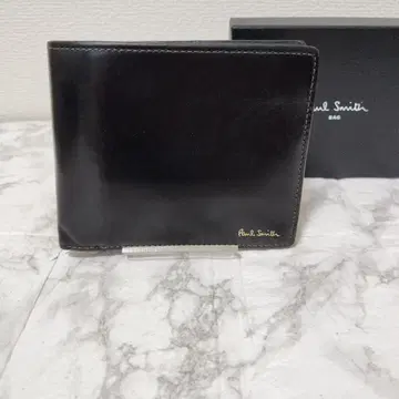 Paul Smith 폴스미스 블랙 이단 접이식 지갑