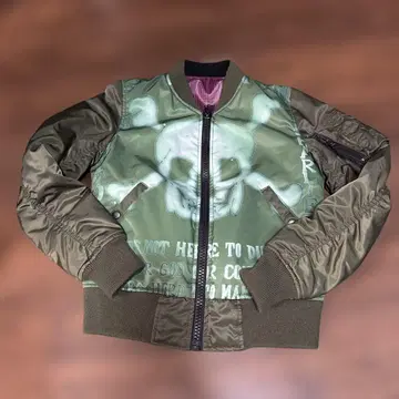 AVIREX MA-1 35주년 한정판 모델 스컬 리버서블 여성용