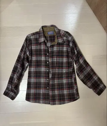 Pendleton 체크 무늬 울 셔츠 XL
