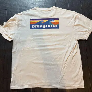 파타고니아 patagonia T셔츠 파도 택 프린트
