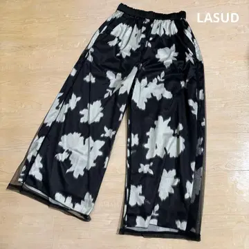 라슈드 LASUD 야마다야 플레어 팬츠 FREE 사이즈