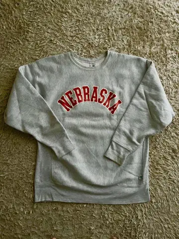 NEBRASKA 그레이 트레이닝복 XL 사이즈 구제 의류