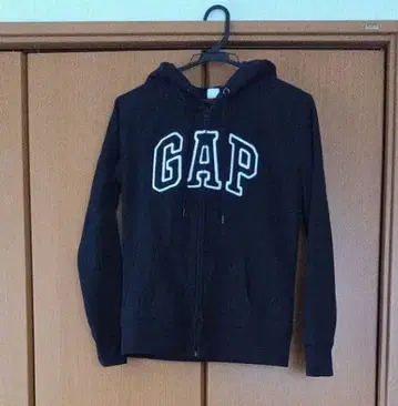 GAP 풀 집업 후드티 블랙