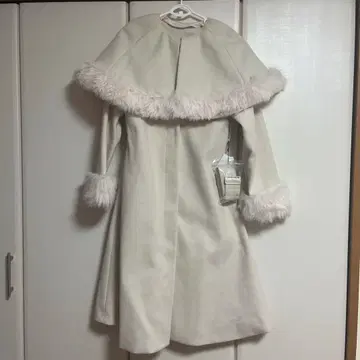 택 포함 새상품 GRL 케이프 포함 코트 아이보리 L 사이즈