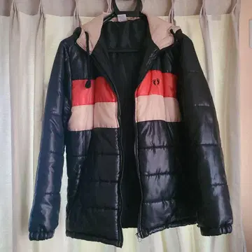 HANG TEN 후드 부착 다운 자켓 블랙 빨간색 베이지