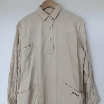 50s 60s BISCOTE 헤링본 워크 셔츠 풀오버