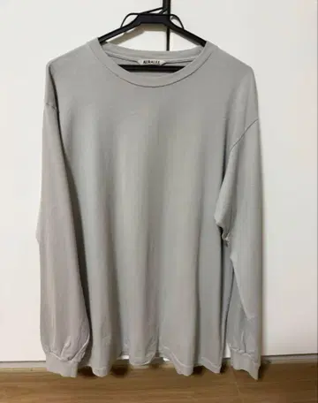 AURALEE LUSTER PLAITING L/S TEE 사이즈 3