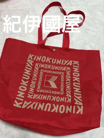 키노쿠니야 토트백 레드 빨간색