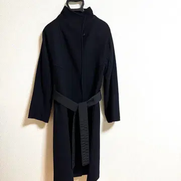 CK 캐시미어 함유 울 코트