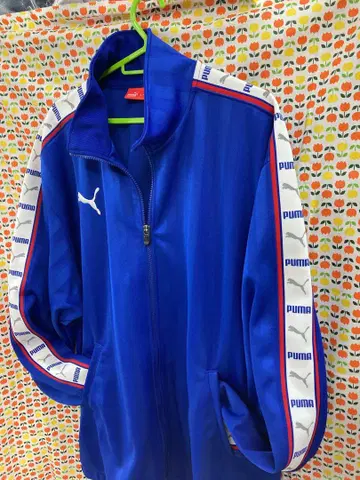 PUMA 파랑 지퍼 자켓