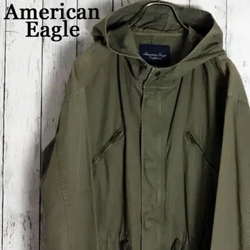 AMERICAN EAGLE 후드 부착 밀리터리 후드티 필드 자켓