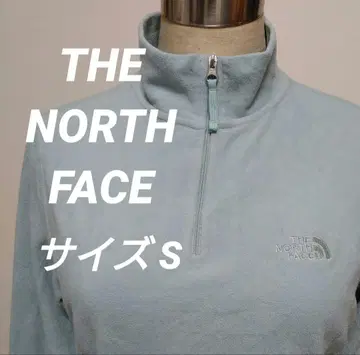 THE NORTH FACE 플리스 트레이닝복 하프 지퍼 S 스카이블루