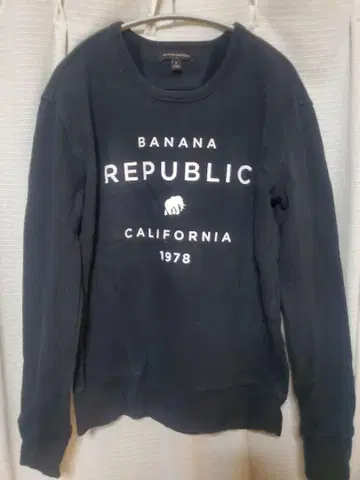 BANANA REPUBLIC 네이비 맨투맨 S