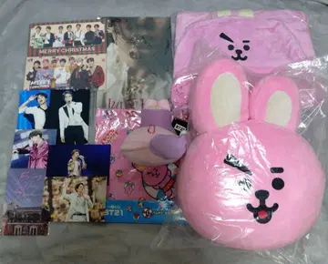 BTS BT21 쿠키 봉제 인형 담요 묶음 판매