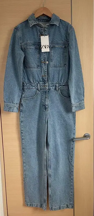 ZARA 데님 점프수트 S 사이즈 새상품급
