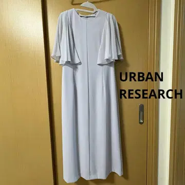 URBAN RESEARCH 플레어 슬리브 원피스 결혼식 포멀