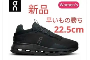On 스니커즈 Cloudnova 2 정품 블랙 여성용 22.5cm