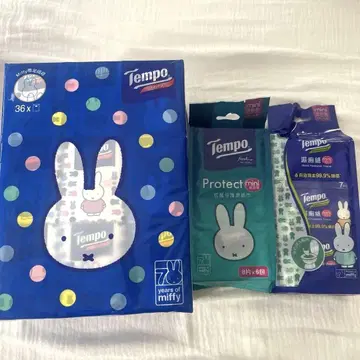 Tempo 미피 36개입 티슈 + 물티슈 x 2