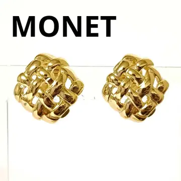 MONET 모네 귀찌 골드 뜨개질 vintage 빈티지