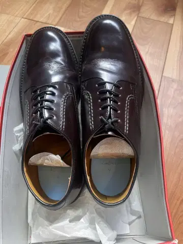 REGAL 다크 브라운 레이스업 슈즈