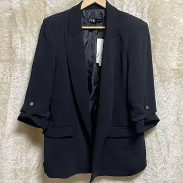 ZARA 롤업 슬리브 블레이저