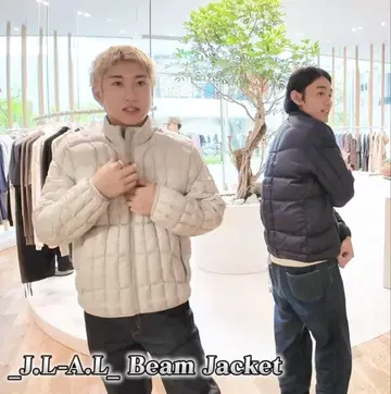 J.L-A.L 빔 재킷 토모얀 화이트