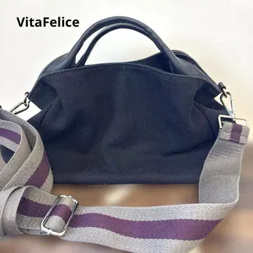 VitaFelice 천연 가죽 핸들 2WAY 토트백